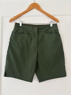 Puma Women's Dark Olive Performance Shorts